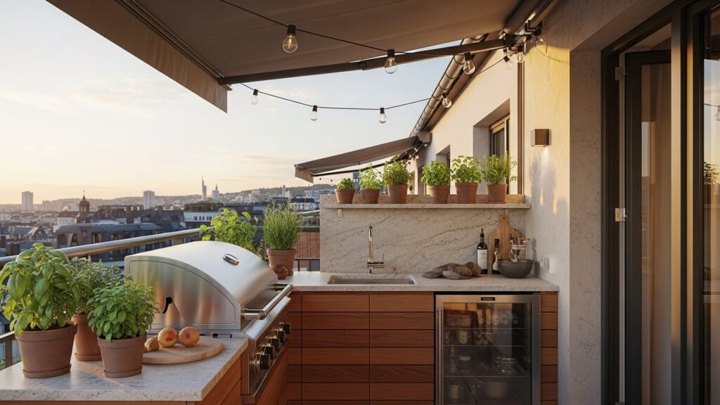 Balcony Outdoor Kitchen