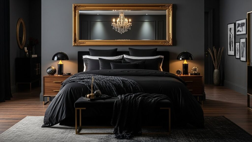 Black Bedding for a Bold and Sophisticated Style