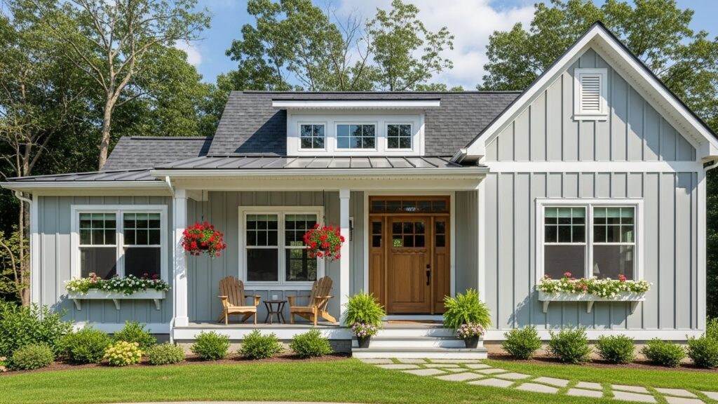 Board and Batten Farmhouse Cottage Exterior