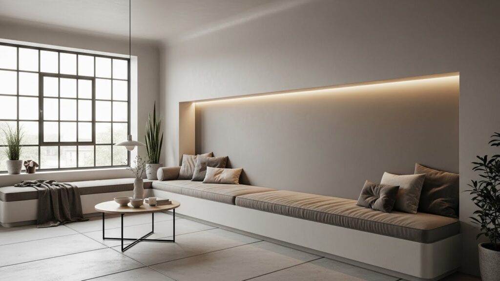 Built-In Seating for Seamless Design