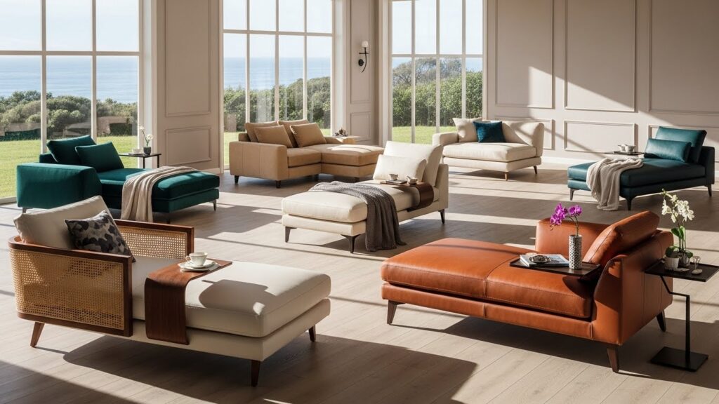 Chaise Lounges for Relaxed Luxury