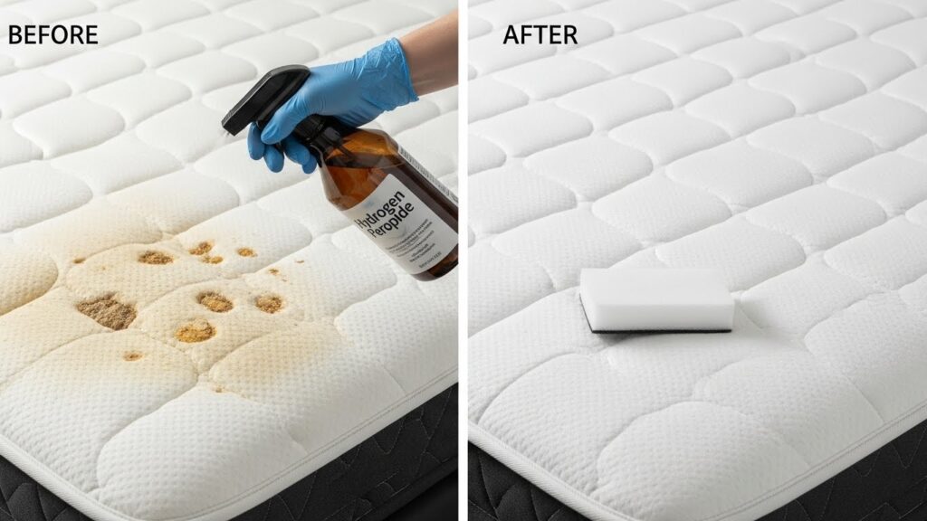 Clean Mattress Stains with Hydrogen Peroxide