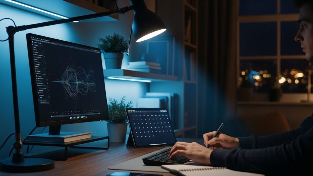 Cool Lighting for Focused Tasks