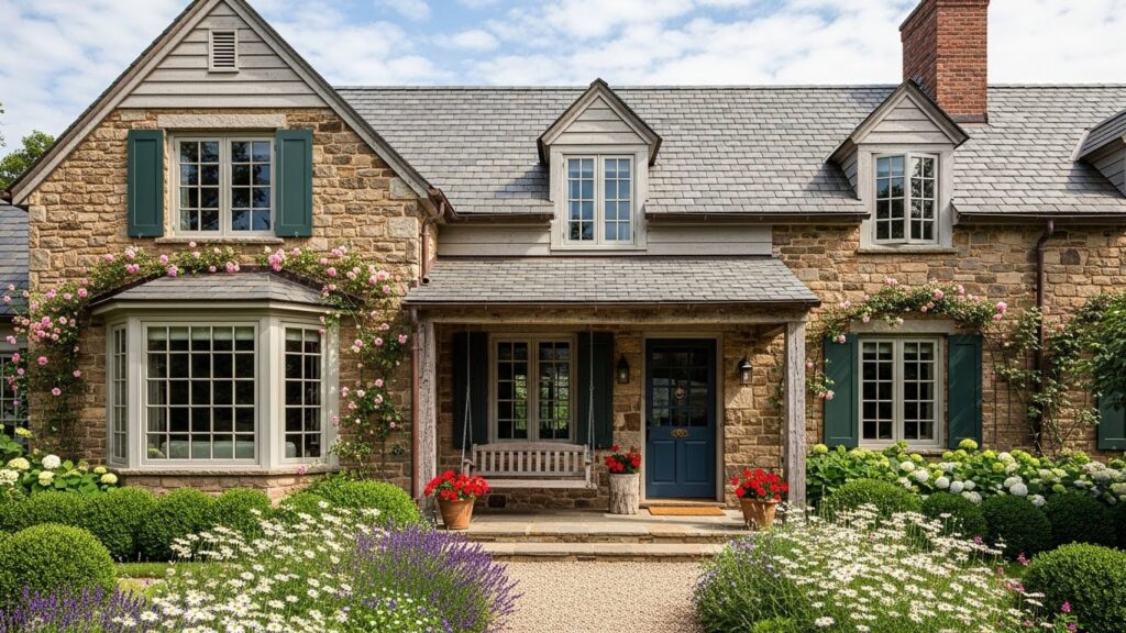 Country Farmhouse Cottage Exterior