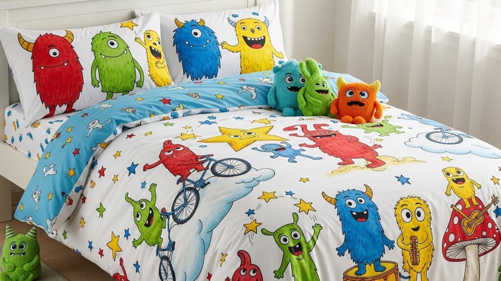 Kids-Inspired Bedding for Playful Energy
