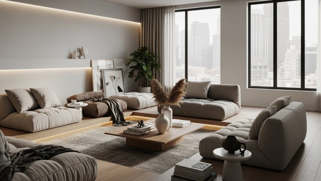 Low Seating for Modern Interiors