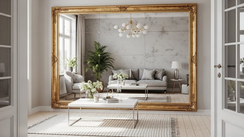 Mirrors That Visually Expand Small Living Rooms