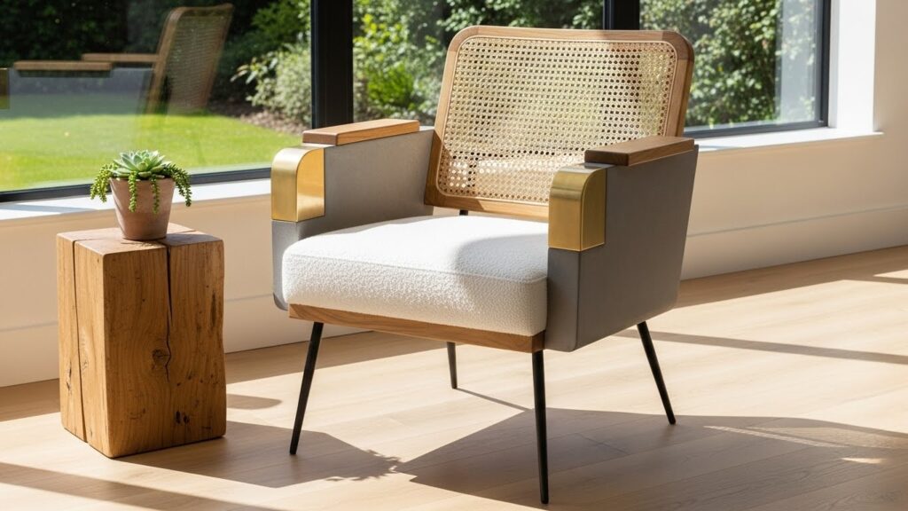 Mixed Material Seating for Texture