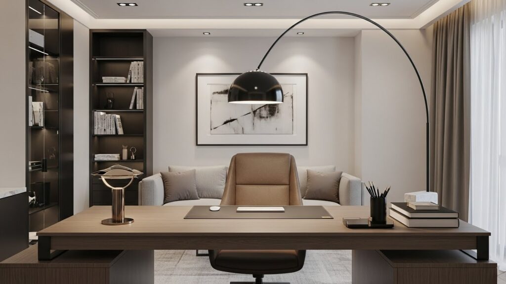 Modern Executive Office With Clean Authority