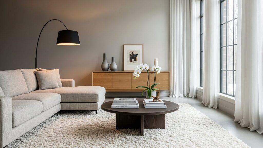 Modern Neutral Living Room With Elegant Simplicity