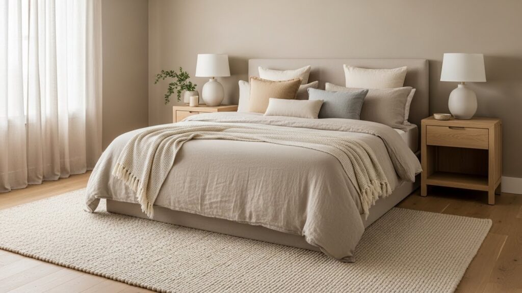 Neutral Tones for a Calm and Relaxing Bedroom
