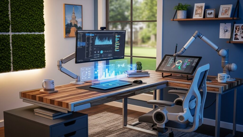 Tech-Driven Smart Home Office