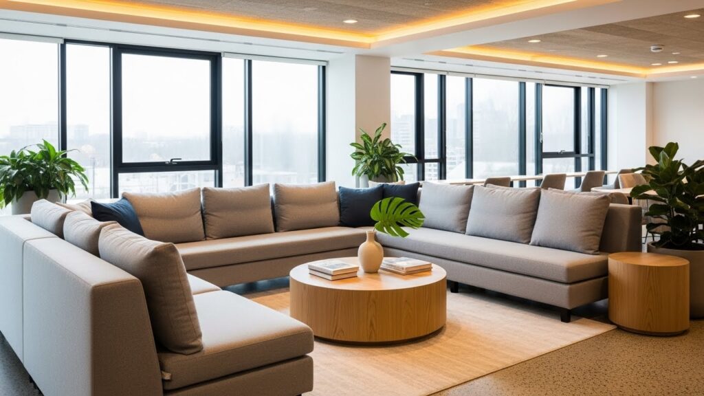 U-Shaped Seating for Social Spaces