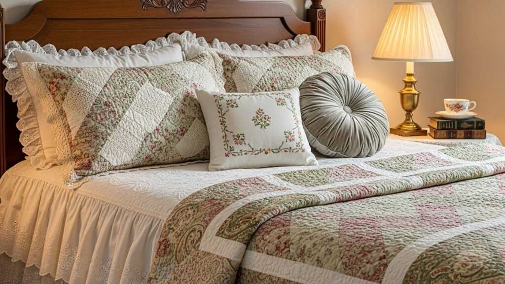 Vintage-Inspired Bedding for Character